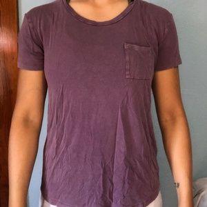 Purple Loose Fitting Tee